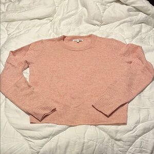 Reformation baby pink cashmere sweater size S